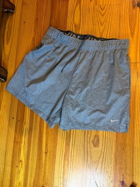 Nike women’s Heather Gray Athletic Training Shorts